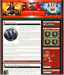 Free Wordpress PC Game Theme