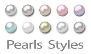 Стили для Photoshop Pearls Styles