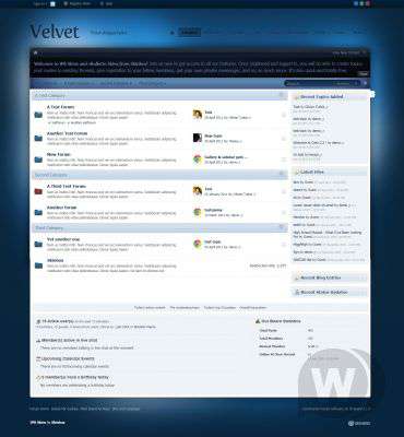 Скин Velvet 2.2.0 для IPB 3.1.4