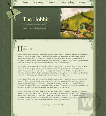 Hobbit для Template CMS