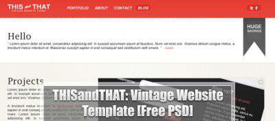 THISandTHAT | Free PSD