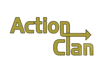 PSD макет Action Clan