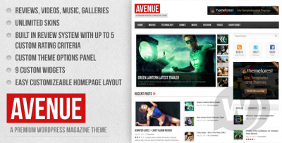 Avenue - Журнальная тема для WordPress