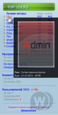 Модуль Site Info 2.1 Rus