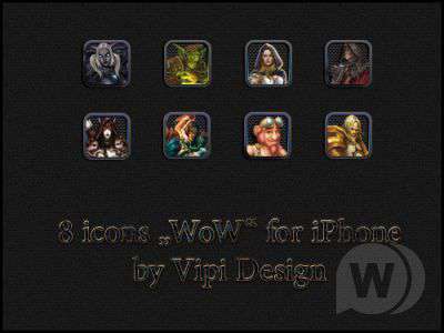 8 Иконок на тему  World of Warcraft