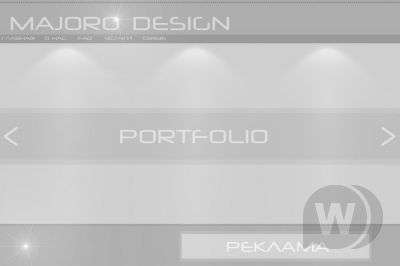 Макет Majori Design (Portfolio)