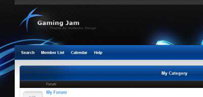 Шаблон Gaming Jam для MyBB 1.6