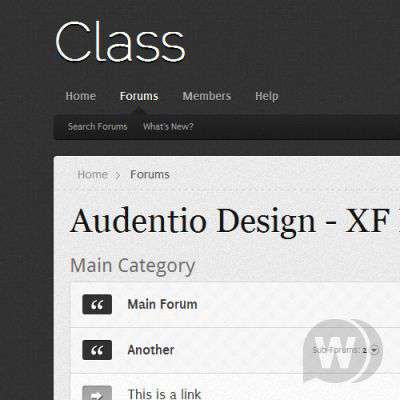 Премиум стиль Class для XenForo 1.1.3