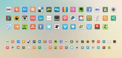 41 Social Media Icons (PNG)