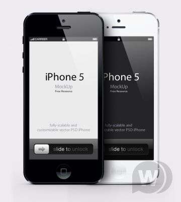 Чёрный и белый iPhone 5
