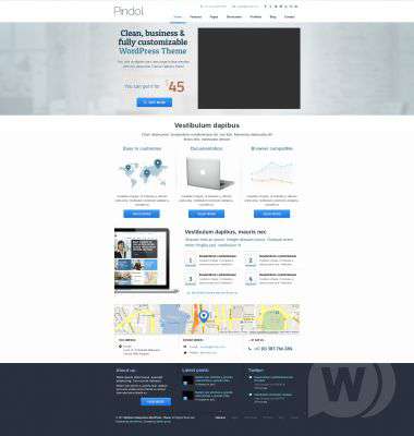 Бизнес тема для WordPress