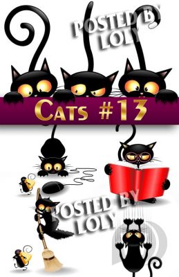 Чудесные котята #13 - Векторный клипарт