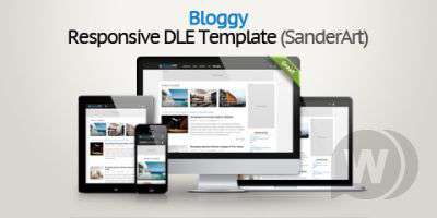 Bloggy - адаптивный блоговый новостной шаблон DLE (SanderArt)