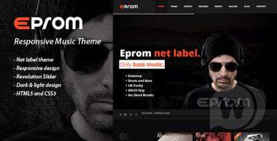 Eprom - Responsive Music Theme (ThemeForest)