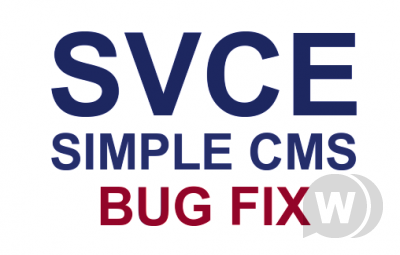 CMS SVCE - простая и легкая система управления сайтом (Bug_Fix)