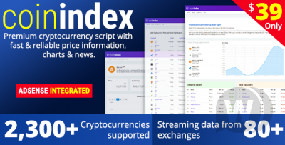 CoinIndex 1.1 - цены и графики криптовалют