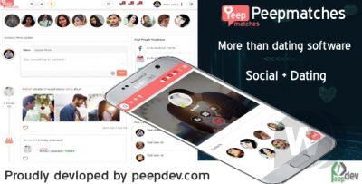 Peepmatches 1.2.0 - скрипт онлайн знакомств