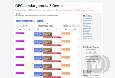 DPCalendar Premium v7.0.8 - мощный календарь событий для Joomla