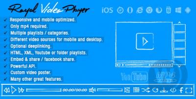 Royal Video Player v3.7 - видеоплеер для сайта