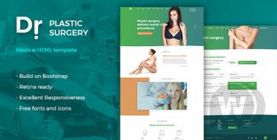 Dr. Plastic Surgery v1.0 - HTML шаблон пластической хирургии