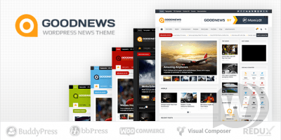 Goodnews v5.9.6 - адаптивный новостной шаблон WordPress