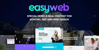 EasyWeb v2.4.5 - универсальная тема для WordPrees (SEO, веб-дизайн, хостинг)