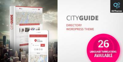 City Guide v3.49 - путеводитель по городу шаблон WordPress