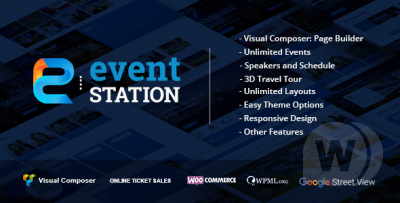Event Station v1.2.5 - универсальная тема WordPress 