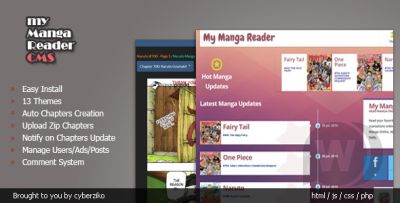 my Manga Reader CMS v2.0 - сайт для чтения Манги