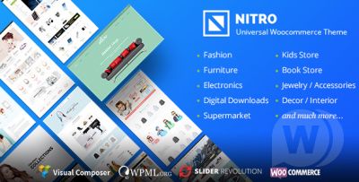 Nitro v1.7.6 NULLED - многоцелевой WooCommerce WordPress шаблон