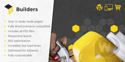 Builders v1.2 - строительный шаблон WordPress