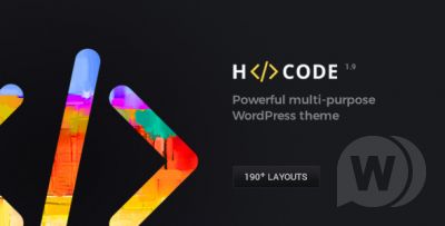 H-Code v2.2 NULLED - многоцелевой WordPress шаблон
