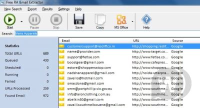 RA Email Extractor v1.1 (CRACKED)