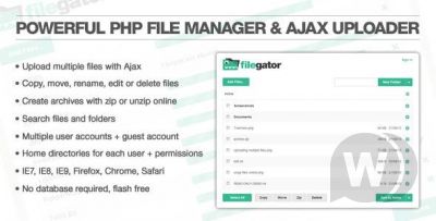 FileGator PRO v5.0 - файловый менеджер PHP