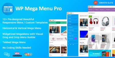 WP Mega Menu Pro v2.1.6 - адаптивные меню на WordPress