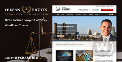 HumanRights v1.1.7 - юридический шаблон WordPress
