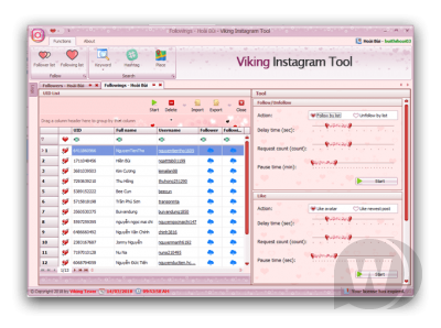 Viking Instagram Tool - универсальная программа для INSTAGRAM 