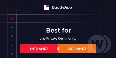 BuddyApp v1.9.0 - шаблон для сообщества WordPress