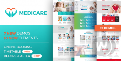 Медицинский шаблон WordPress Medicare