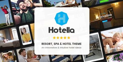Hotella v1.2.3 - шаблон отеля/гостиницы WordPress