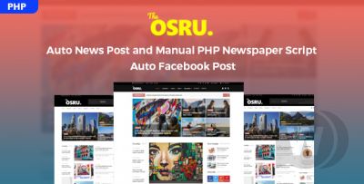Osru NULLED - автонаполняемый новостной сайт