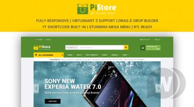 Sj PiStore v3.9.6 - шаблон интернет-магазина на Joomla