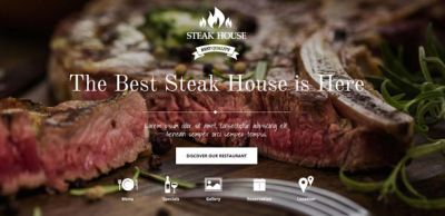 Steak House v3.23 - шаблон ресторана и кафе для Joomla