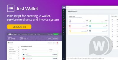 Just Wallet v2.0.4 - скрипт платежной системы