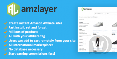 Amzlayer v1.10 - скрипт создания партнерских сайтов Amazon