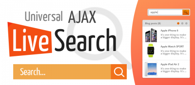 Universal AJAX Live Search v5.4.7 - AJAX поиск для Joomla