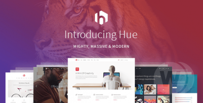 Hue 1.6 – современный многоцелевой шаблон WordPress