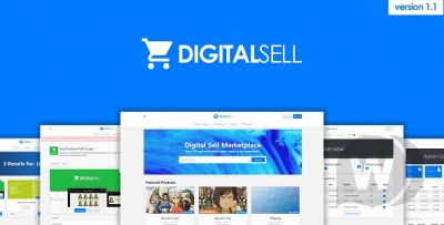 Digital Sell Marketplace v1.2b - магазин цифровых товаров