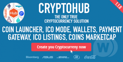 CryptoHub v1.2 - платформа криптовалюты