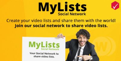 MyLists v1.1 - социальная сеть для обмена видео
